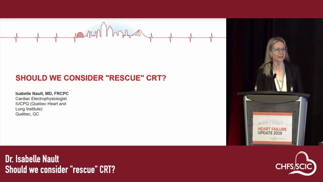 SHOULD WE CONSIDER RESCUE CRT?
